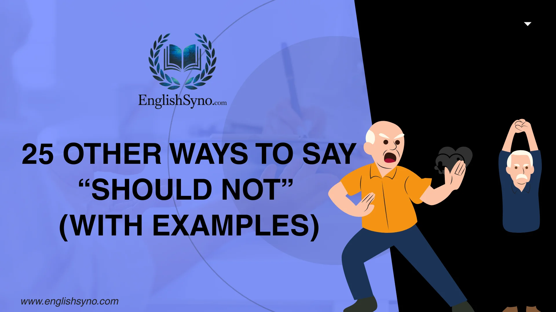 ways-to-say-should-not