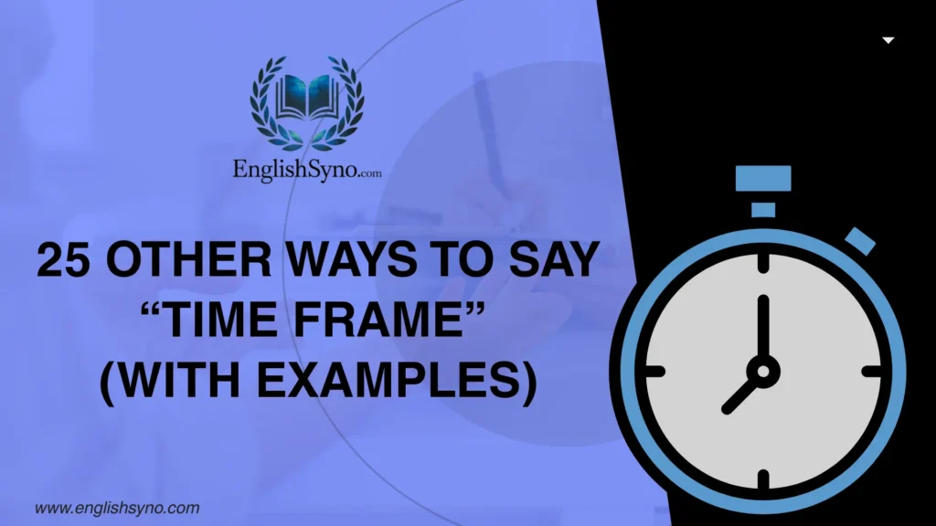 ways-to-say-time-frame